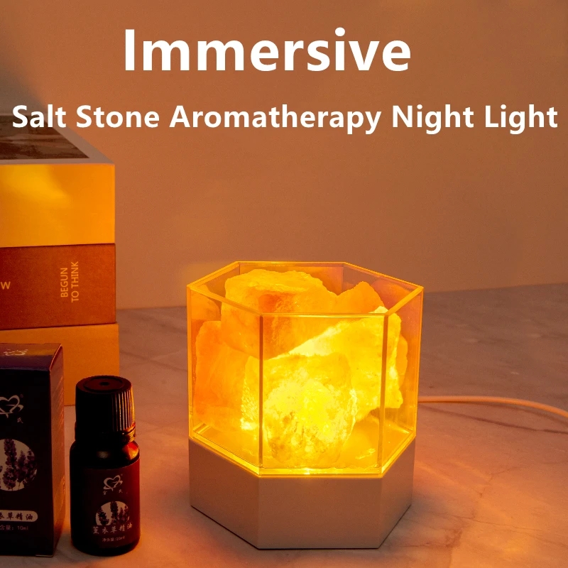 D2 LED 天然ヒマラヤクリスタルソルトランプ岩塩ナイトラ - Himalayan Salt Lamp のレビューと価格