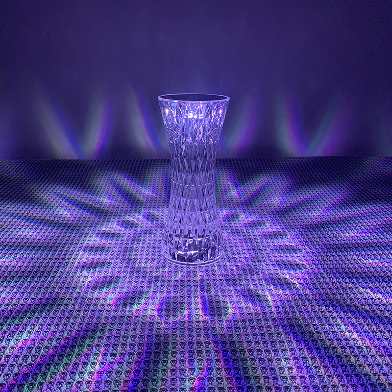 クリスタルベッドサイドテーブルランプクリスマスアクリル装飾ナ - Led Lighting Decor のレビューと価格