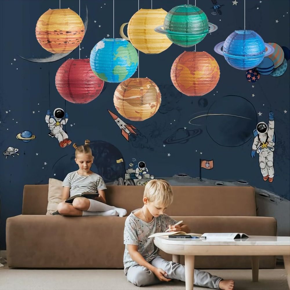 折りたたみ式吊り下げ惑星ペーパーランタン、ポータブルペーパー - Lantern Paper Solar のレビューと価格