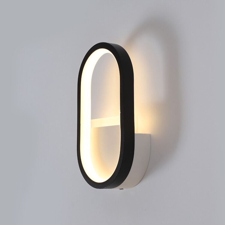 モダンな北欧LEDウォールランプ、ミニマリストブラック幾何学 - Led Lighting Decor のレビューと価格