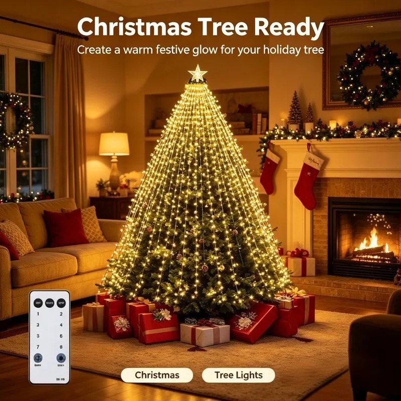 防水USB LEDストリングライト、クリスマスツリー、結婚式 - Lighting Christmas Decor のレビューと価格
