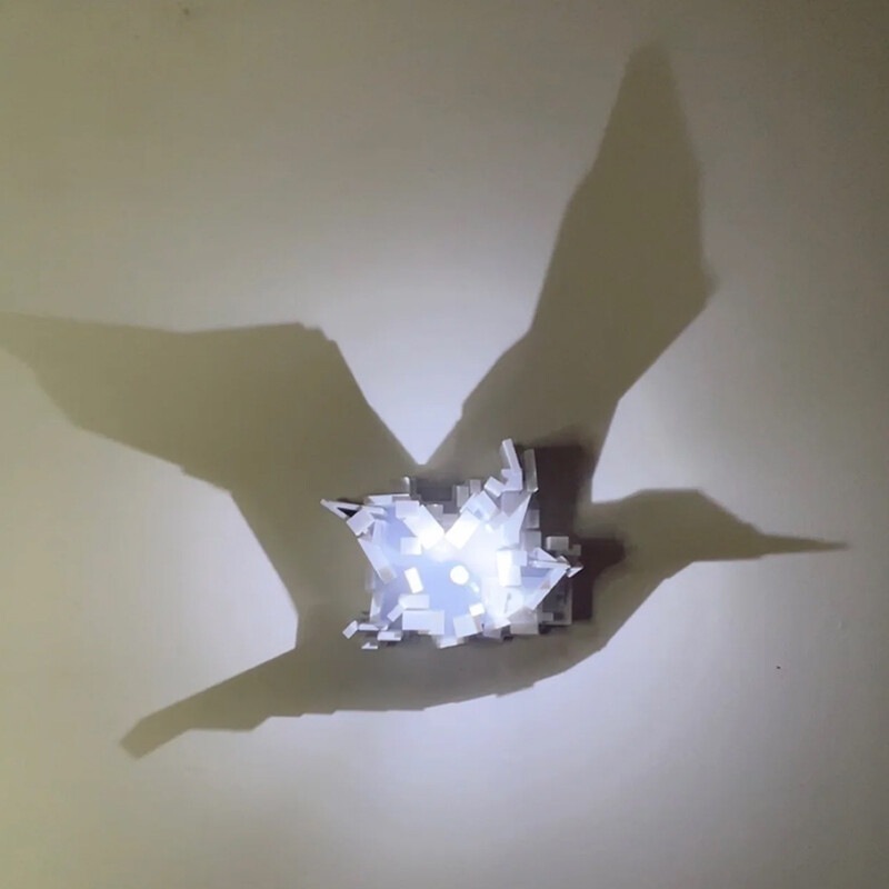 ドロップシッピング 3Dライトシャドウナイトライト アンビエ - Led Lighting Decor のレビューと価格