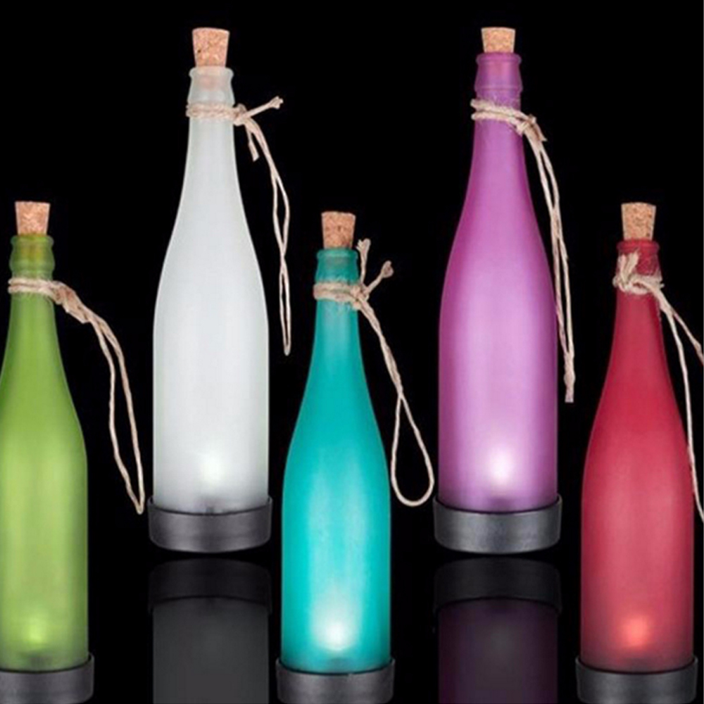 ワインボトルぶら下げライトランプソーラーガーデン風景ツリー装 - Lantern Paper Solar のレビューと価格