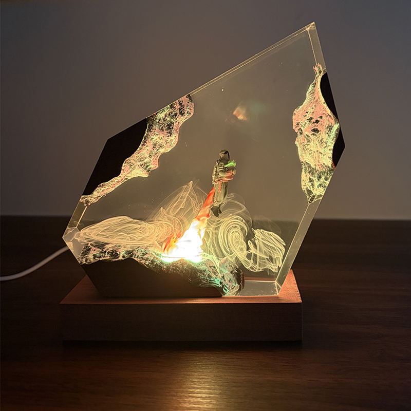 SFアニメフィギュア生物樹脂製テーブルライトクリエイティブア - Lighting Christmas Decor のレビューと価格