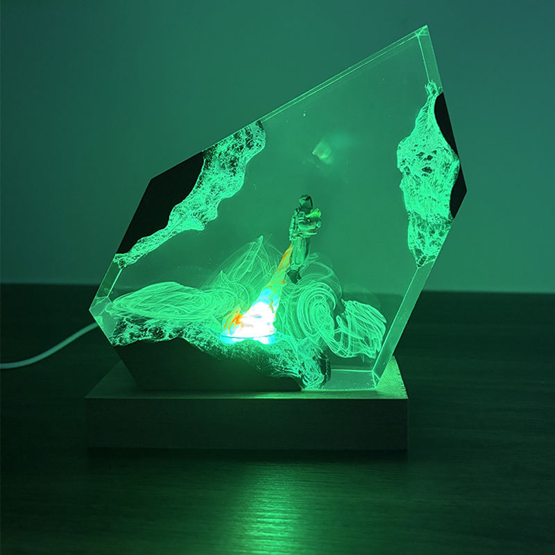 SFアニメフィギュア生物樹脂製テーブルライトクリエイティブア - Lighting Christmas Decor のレビューと価格