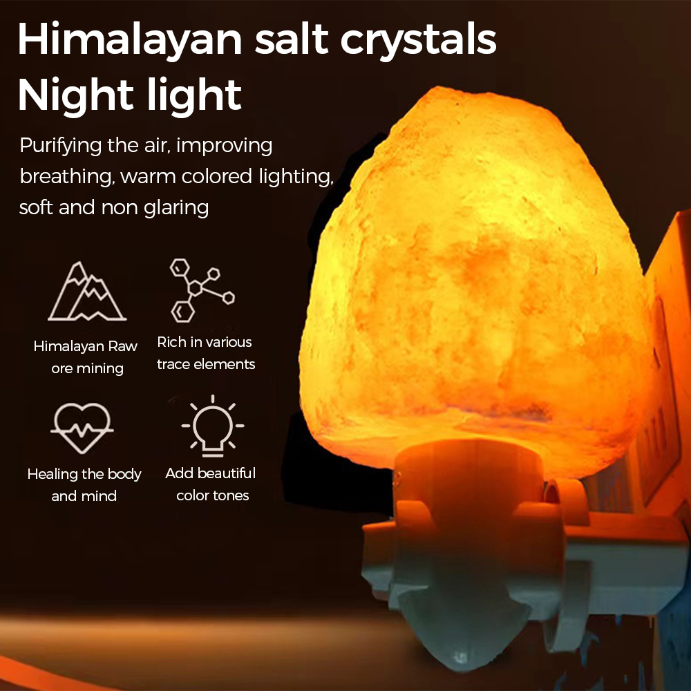 C5 LED ナイトライト ヒマラヤ岩塩ランプ ナイトベッド - Himalayan Salt Lamp のレビューと価格