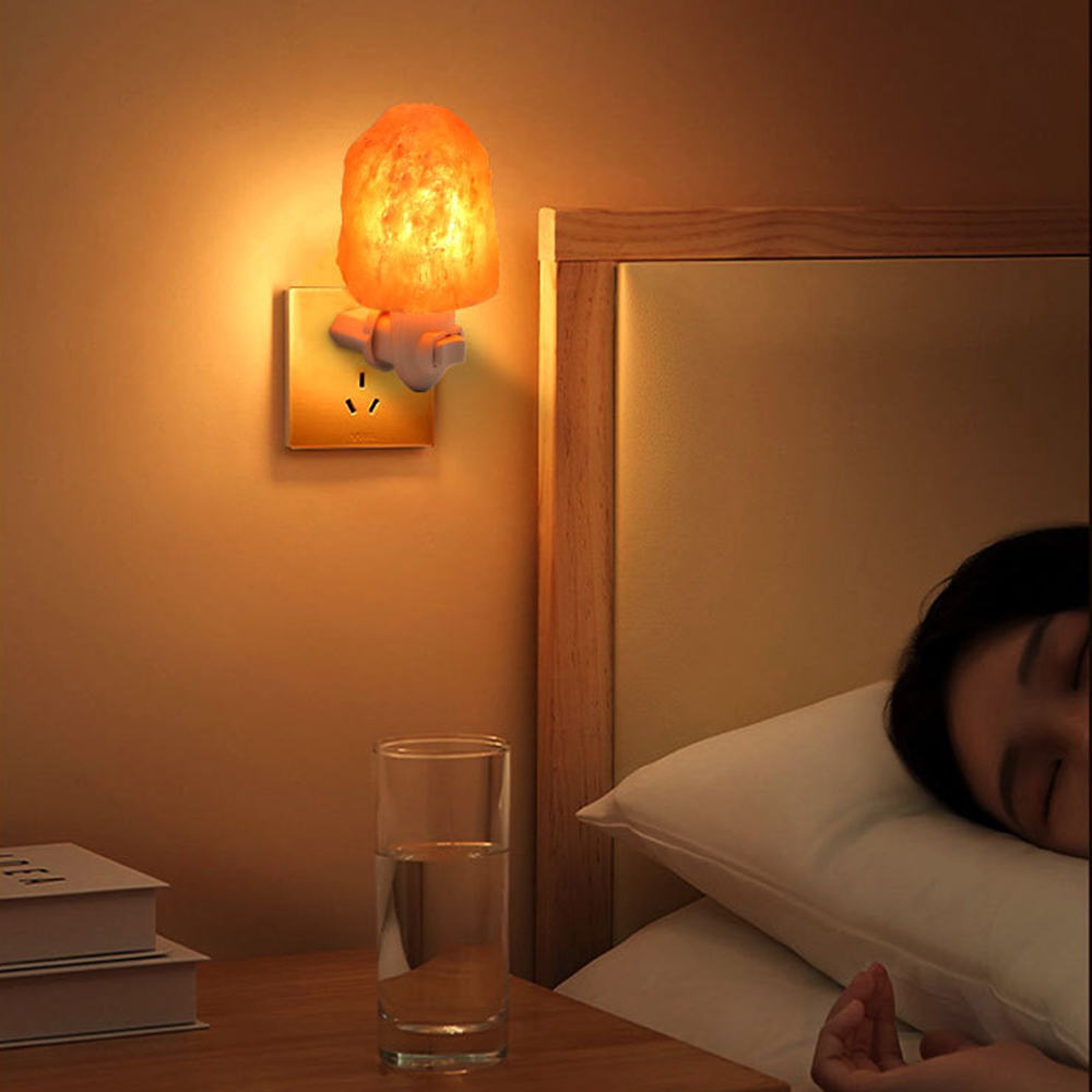C5 LED ナイトライト ヒマラヤ岩塩ランプ ナイトベッド - Himalayan Salt Lamp のレビューと価格