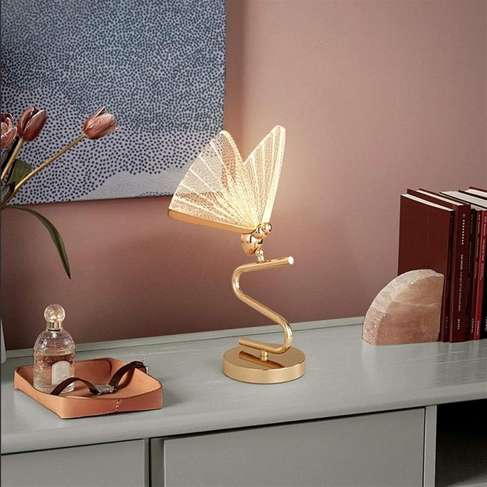 【新商品】蝶の装飾が施された6W LEDデスクランプ。リビン - Decor Lighting Lamps のレビューと価格