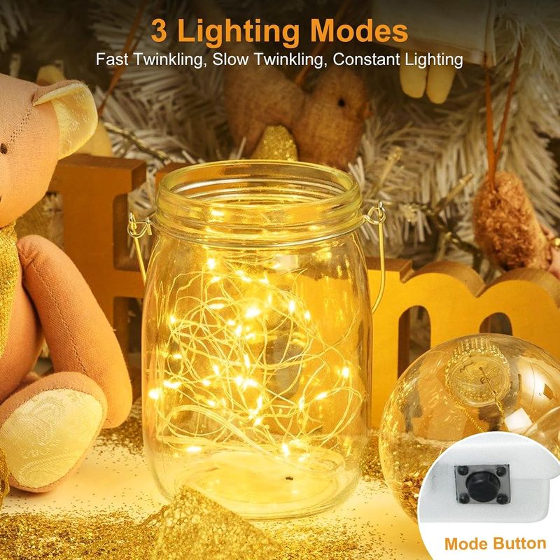 1m防水LED蛍光ライト、フレキシブル銅線フェアリーフラッシ - Furniture Lighting & Decor Magazine のレビューと価格